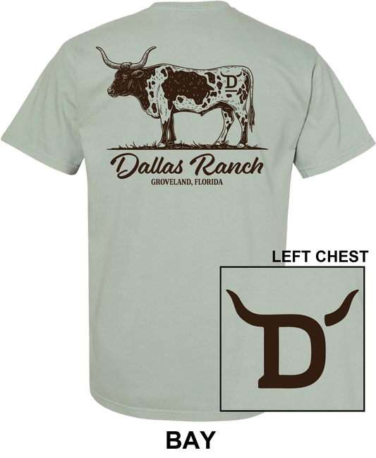 PRESALE - Dallas Ranch Longhorn Short Sleeve - Bay